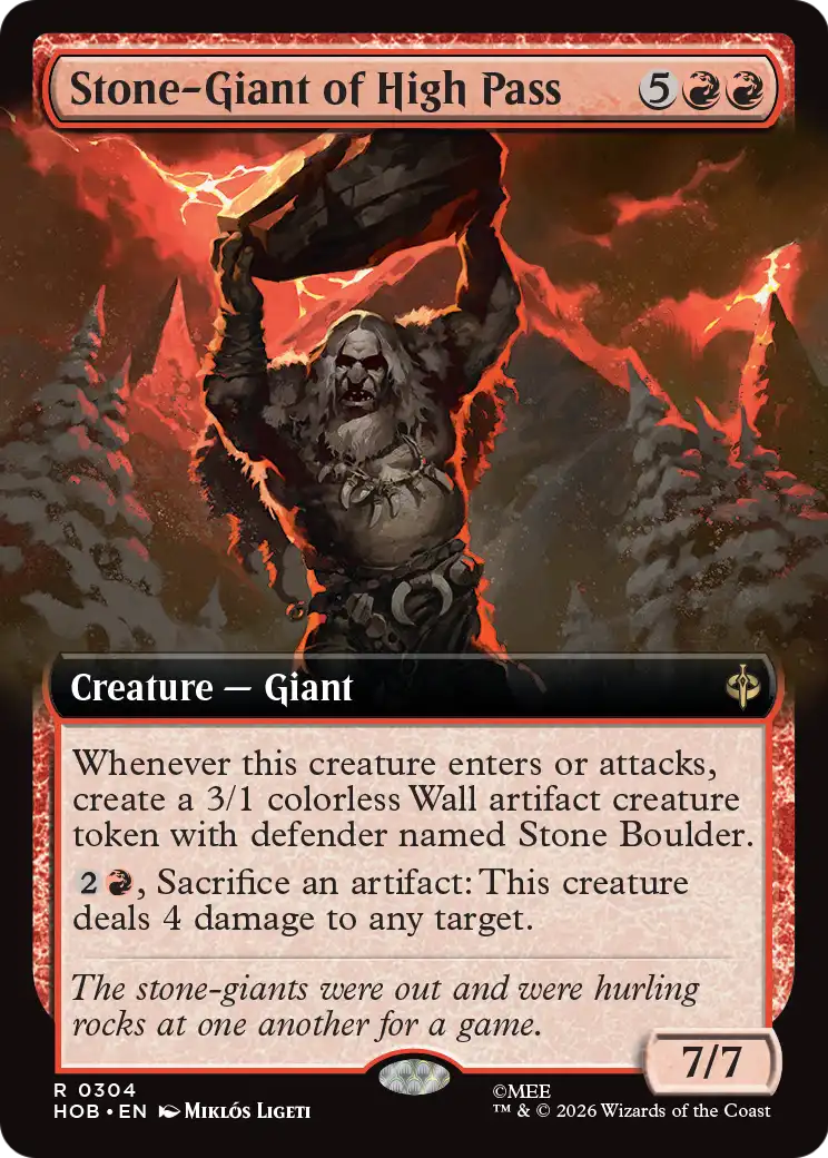 Stone-Giant of High Pass (Extended Art) [The Hobbit] | Exor Games New Glasgow