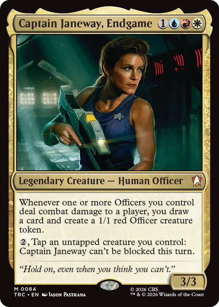 Captain Janeway, Endgame (Surge Foil) [Star Trek Commander] | Exor Games New Glasgow