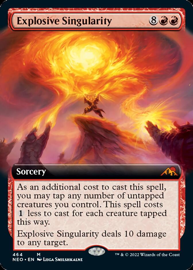 Explosive Singularity (Extended Art) [Kamigawa: Neon Dynasty] | Exor Games New Glasgow