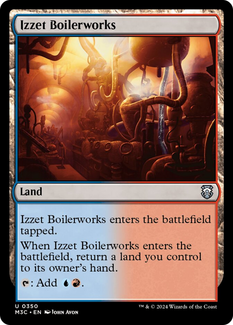 Izzet Boilerworks (Ripple Foil) [Modern Horizons 3 Commander] | Exor Games New Glasgow