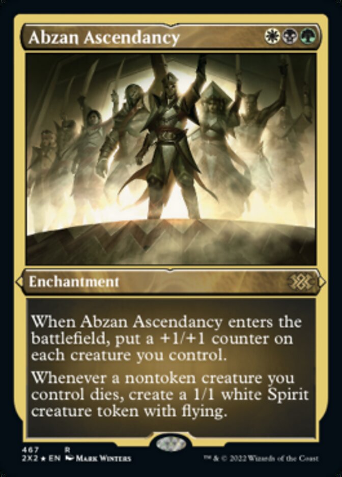 Abzan Ascendancy (Foil Etched) [Double Masters 2022] | Exor Games New Glasgow