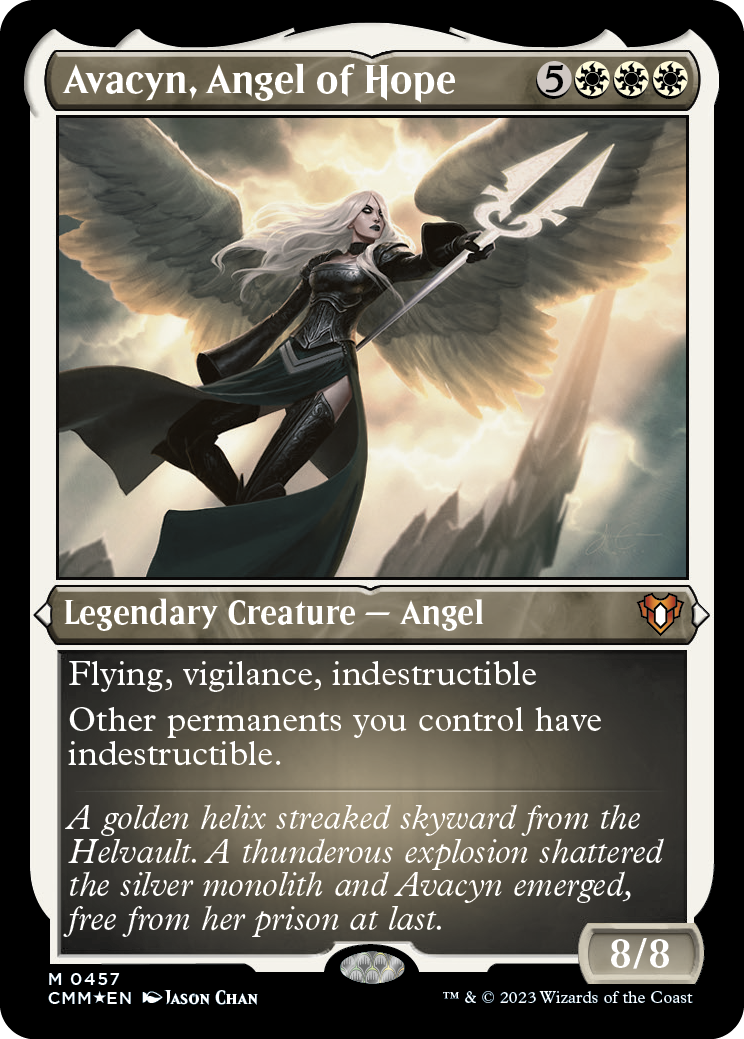 Avacyn, Angel of Hope (Foil Etched) [Commander Masters] | Exor Games New Glasgow