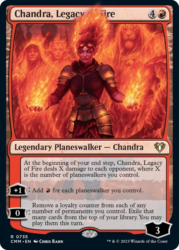 Chandra, Legacy of Fire [Commander Masters] | Exor Games New Glasgow