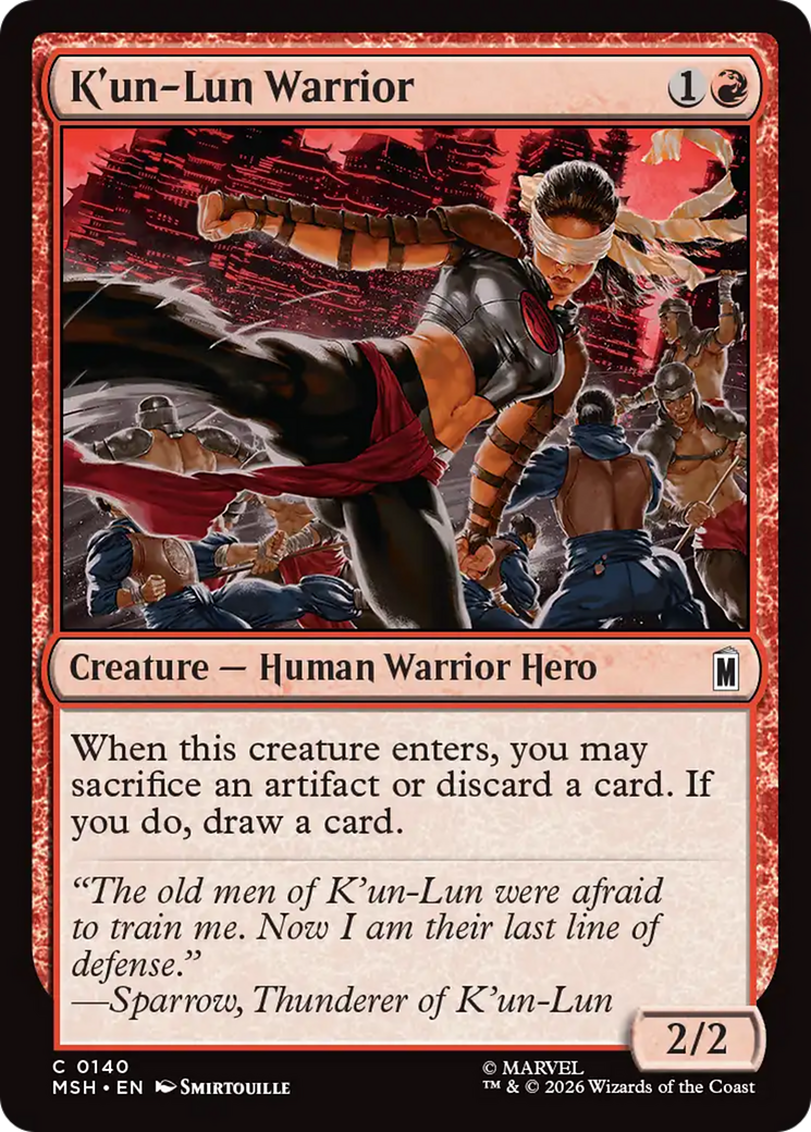 K'un-Lun Warrior [Marvel Super Heroes] | Exor Games New Glasgow