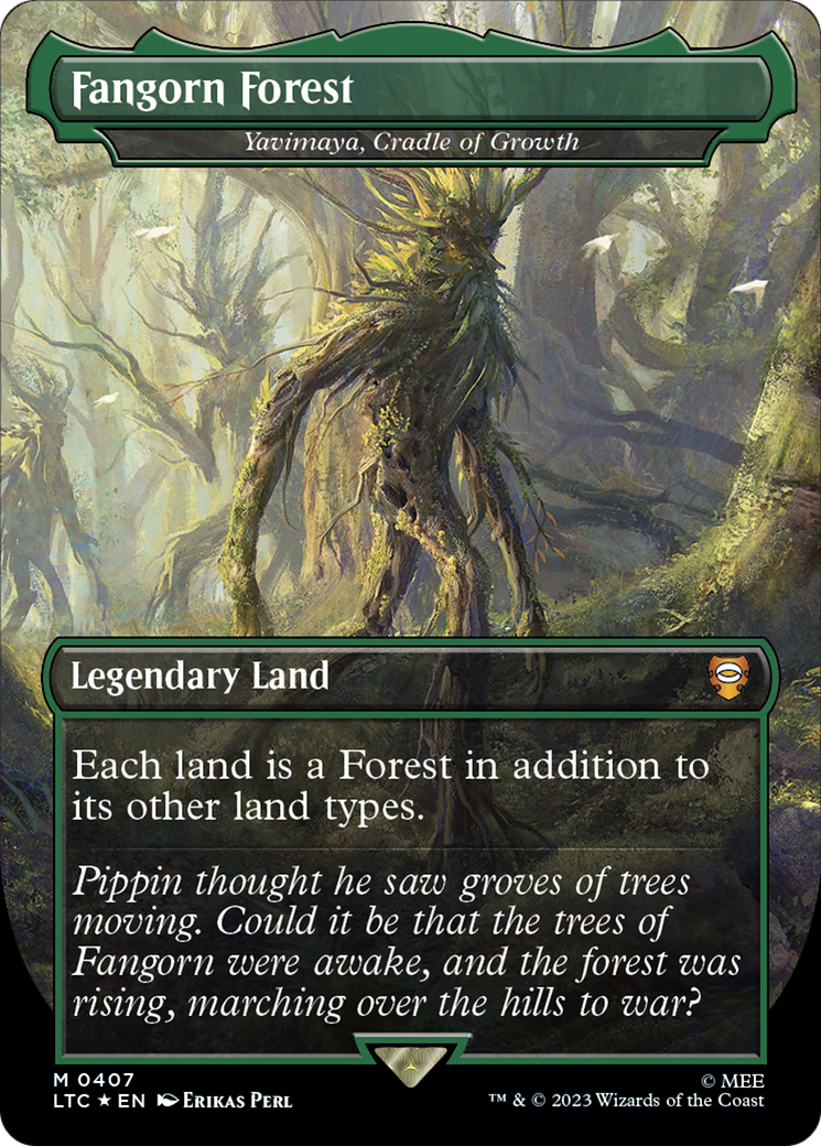 Fangorn Forest - Yavimaya, Cradle of Growth (Surge Foil Realms and Relics) [The Lord of the Rings: Tales of Middle-Earth Commander] | Exor Games New Glasgow