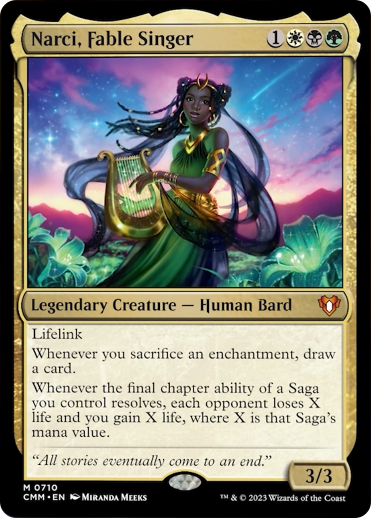 Narci, Fable Singer [Commander Masters] | Exor Games New Glasgow