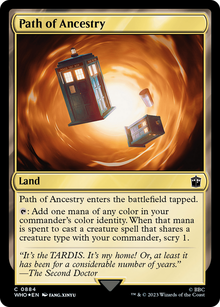 Path of Ancestry (Surge Foil) [Doctor Who] | Exor Games New Glasgow