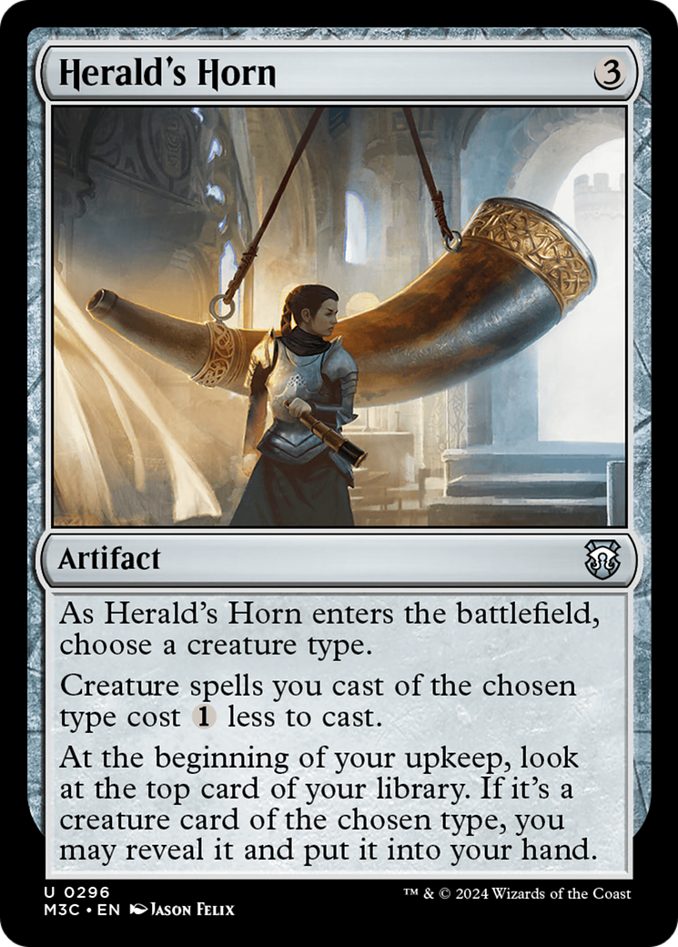 Herald's Horn (Ripple Foil) [Modern Horizons 3 Commander] | Exor Games New Glasgow