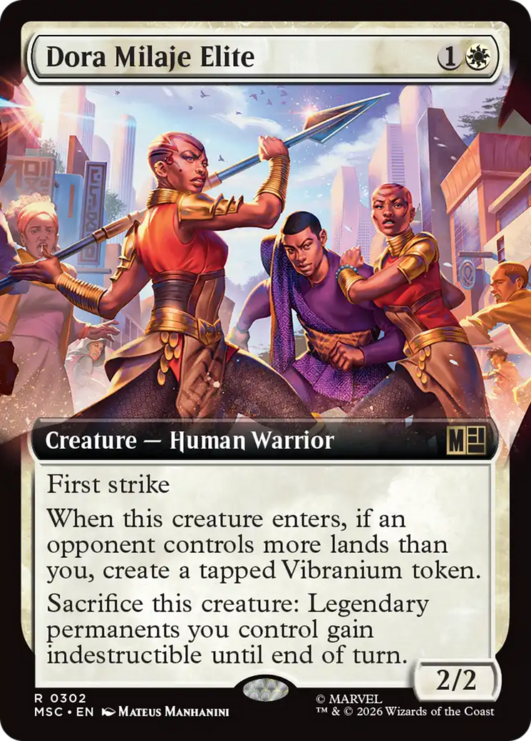 Dora Milaje Elite (Extended Art) [Marvel Super Heroes Commander] | Exor Games New Glasgow