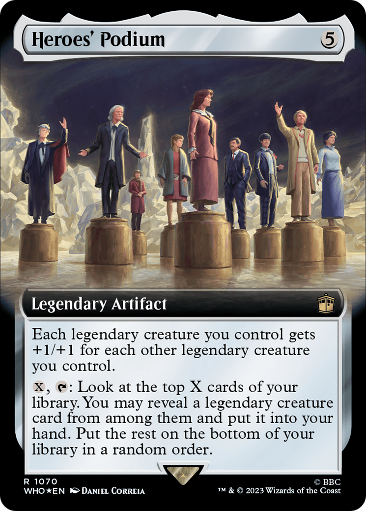 Heroes' Podium (Extended Art) (Surge Foil) [Doctor Who] | Exor Games New Glasgow