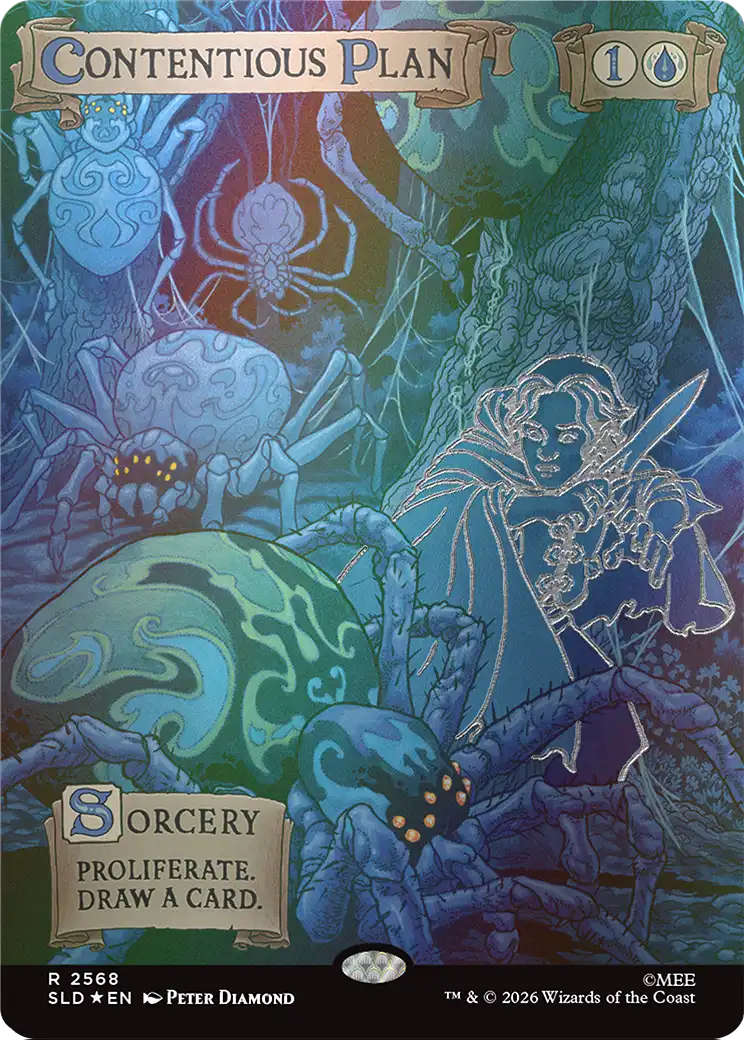 Contentious Plan (Out Of Sight Foil) [Secret Lair Drop Series] | Exor Games New Glasgow