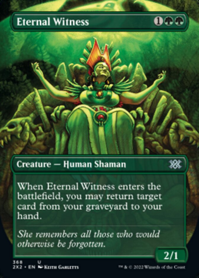 Eternal Witness (Borderless Alternate Art) [Double Masters 2022] | Exor Games New Glasgow