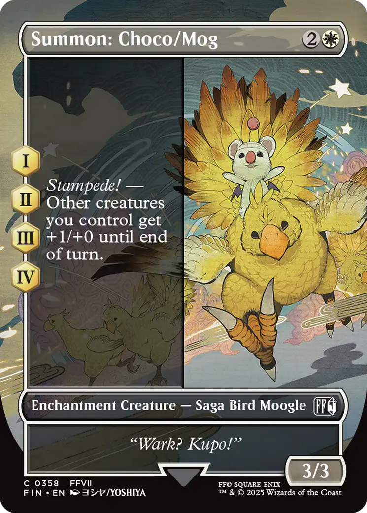 Summon: Choco/Mog (Borderless) [FINAL FANTASY] | Exor Games New Glasgow
