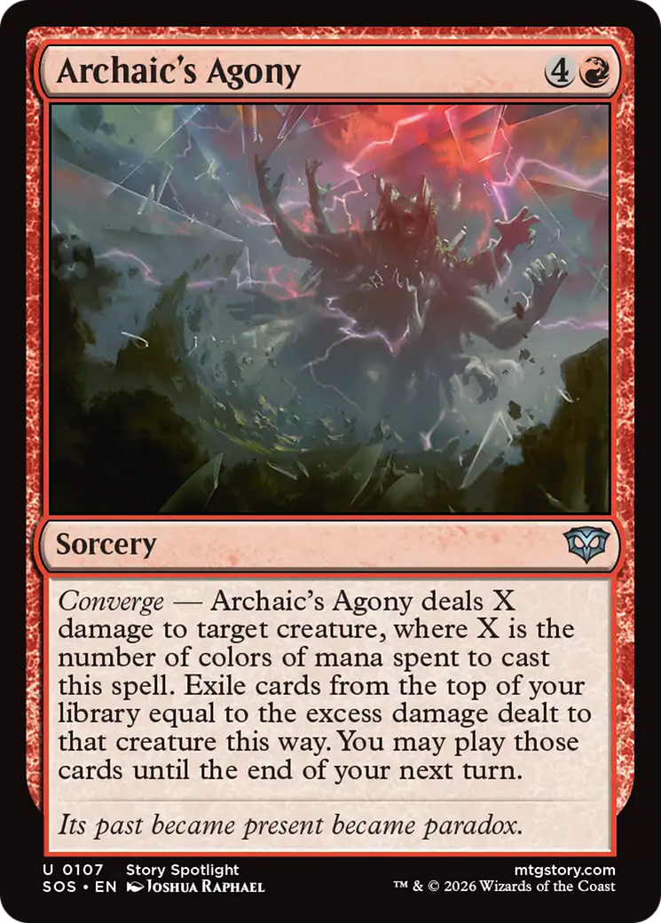 Archaic's Agony [Secrets of Strixhaven] | Exor Games New Glasgow