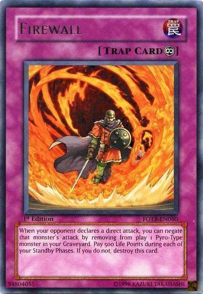 Firewall [FOTB-EN060] Rare | Exor Games New Glasgow