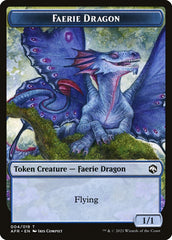 Wolf // Faerie Dragon Double-Sided Token [Dungeons & Dragons: Adventures in the Forgotten Realms Tokens] | Exor Games New Glasgow