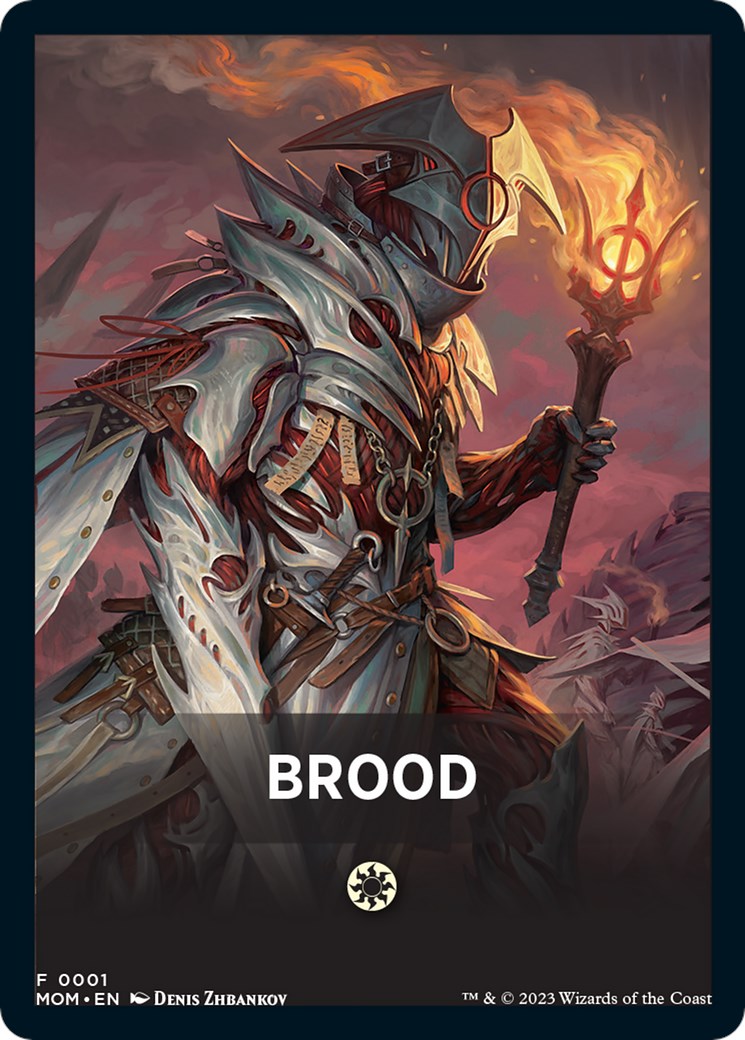 Brood Theme Card [March of the Machine Tokens] | Exor Games New Glasgow