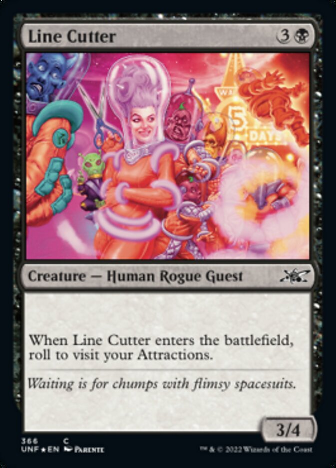 Line Cutter (Galaxy Foil) [Unfinity] | Exor Games New Glasgow