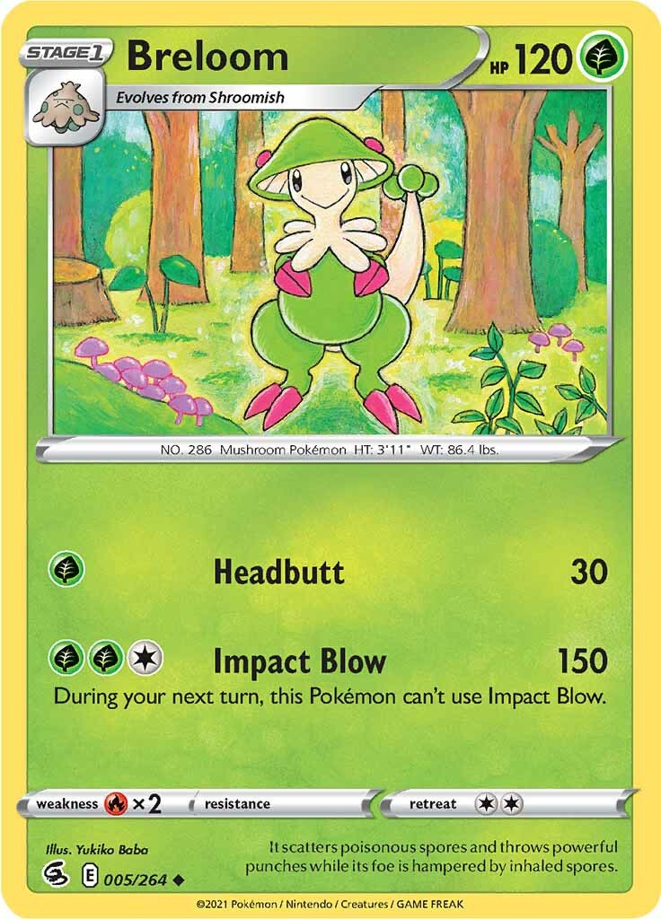 Breloom (005/264) [Sword & Shield: Fusion Strike] | Exor Games New Glasgow