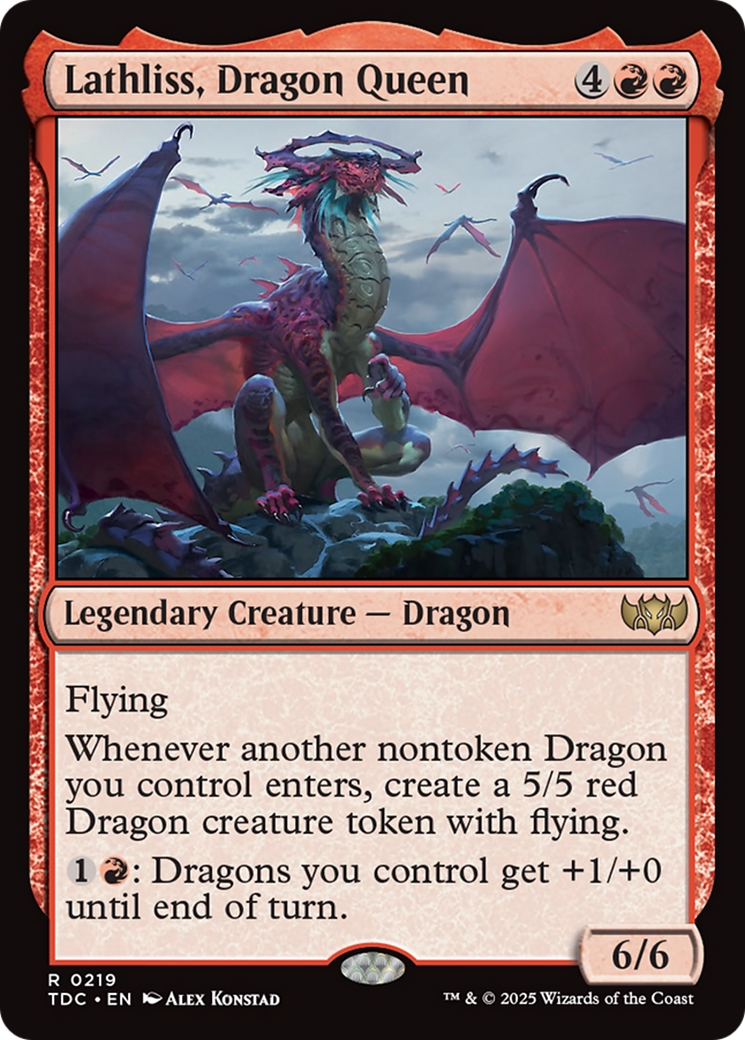 Lathliss, Dragon Queen [Tarkir: Dragonstorm Commander] | Exor Games New Glasgow