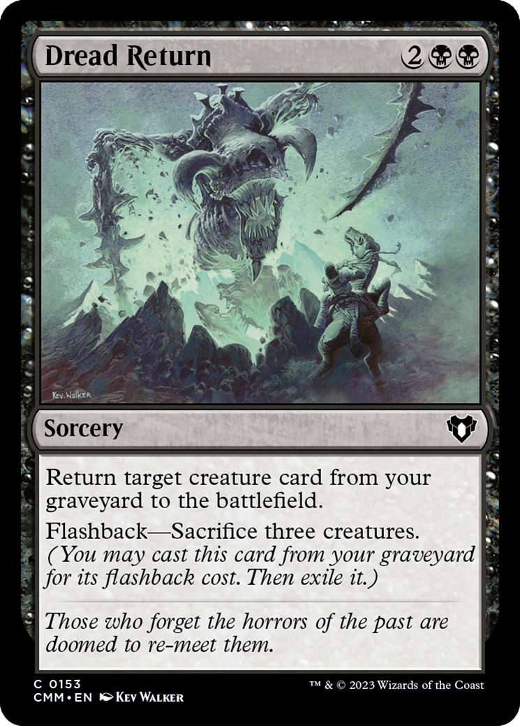 Dread Return [Commander Masters] | Exor Games New Glasgow