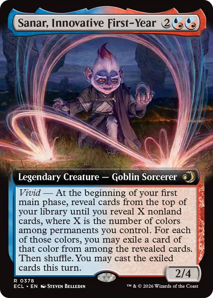 Sanar, Innovative First-Year (Extended Art) [Lorwyn Eclipsed] | Exor Games New Glasgow