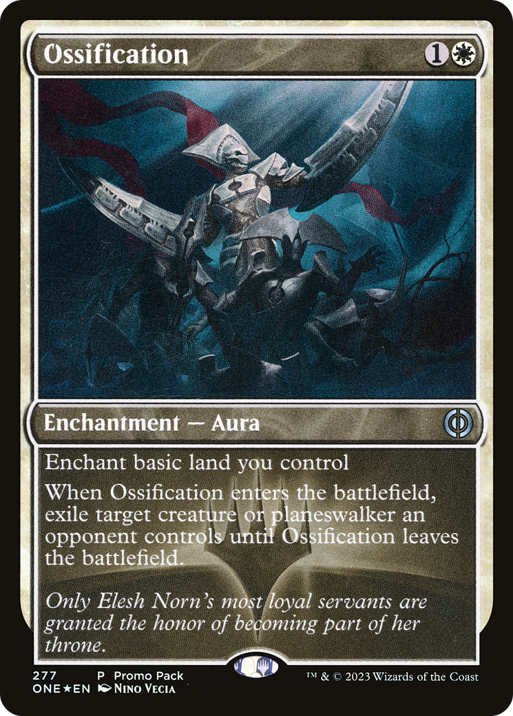 Ossification (Promo Pack) [Phyrexia: All Will Be One Promos] | Exor Games New Glasgow