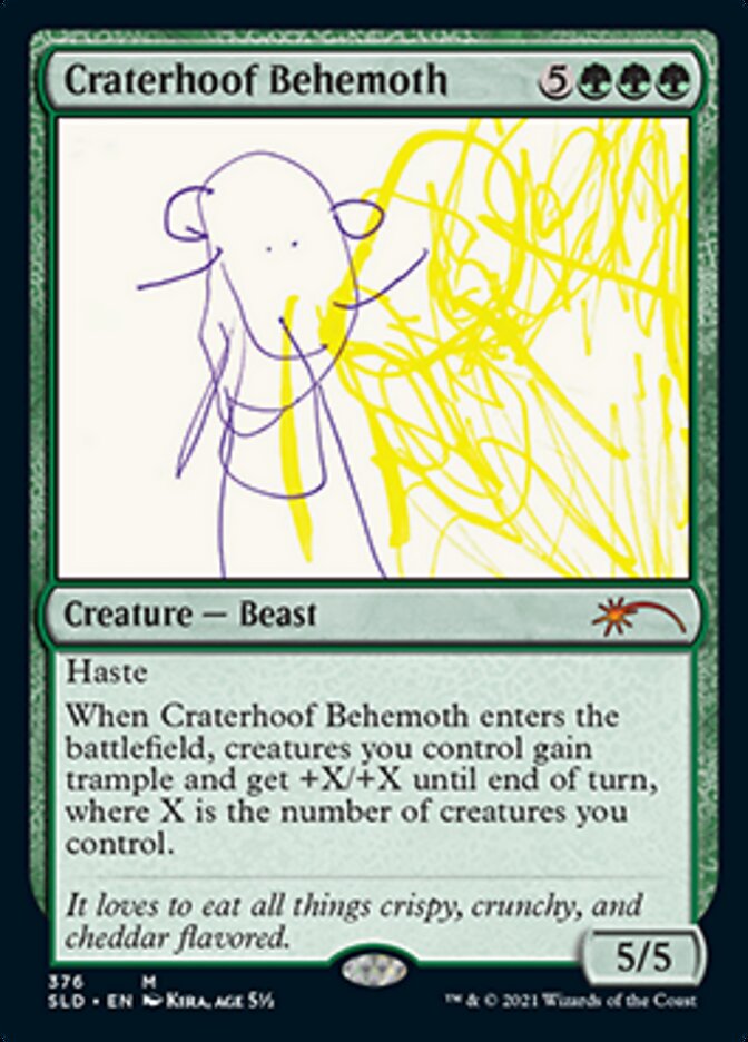 Craterhoof Behemoth (376) [Secret Lair Drop Series] | Exor Games New Glasgow