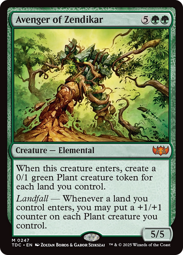 Avenger of Zendikar [Tarkir: Dragonstorm Commander] | Exor Games New Glasgow