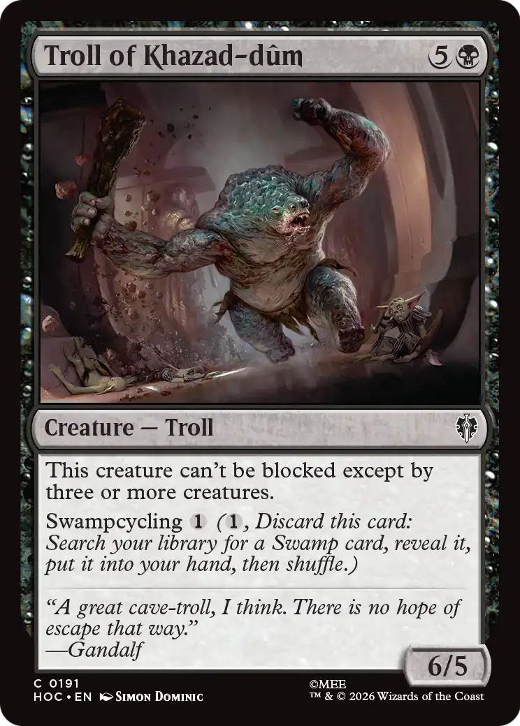 Troll of Khazad-dum [The Hobbit: Eternal-Legal] | Exor Games New Glasgow