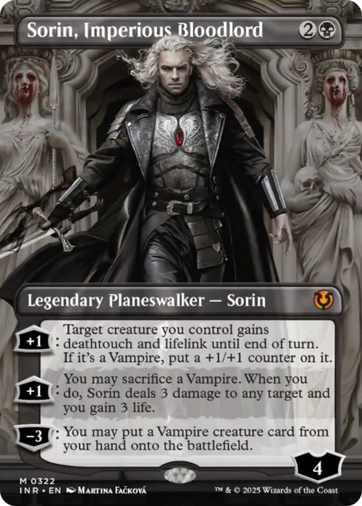Sorin, Imperious Bloodlord (Borderless) [Innistrad Remastered] | Exor Games New Glasgow