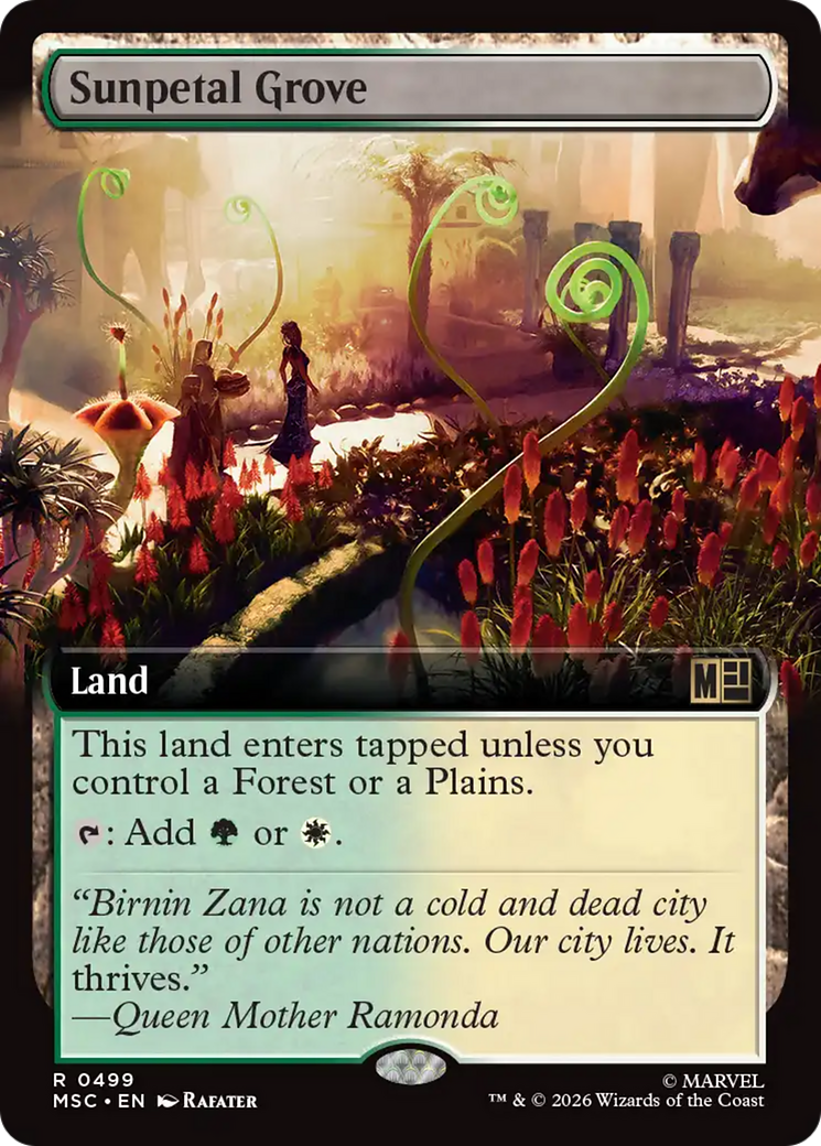 Sunpetal Grove (Extended Art) [Marvel Super Heroes Commander] | Exor Games New Glasgow