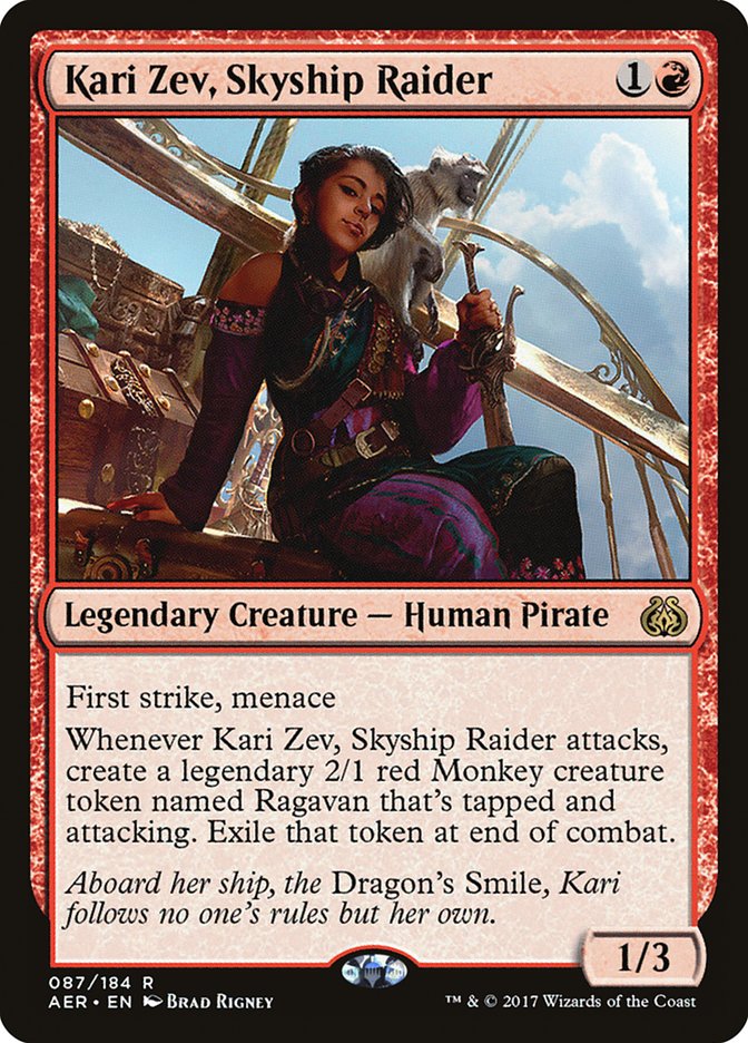 Kari Zev, Skyship Raider [Aether Revolt] | Exor Games New Glasgow