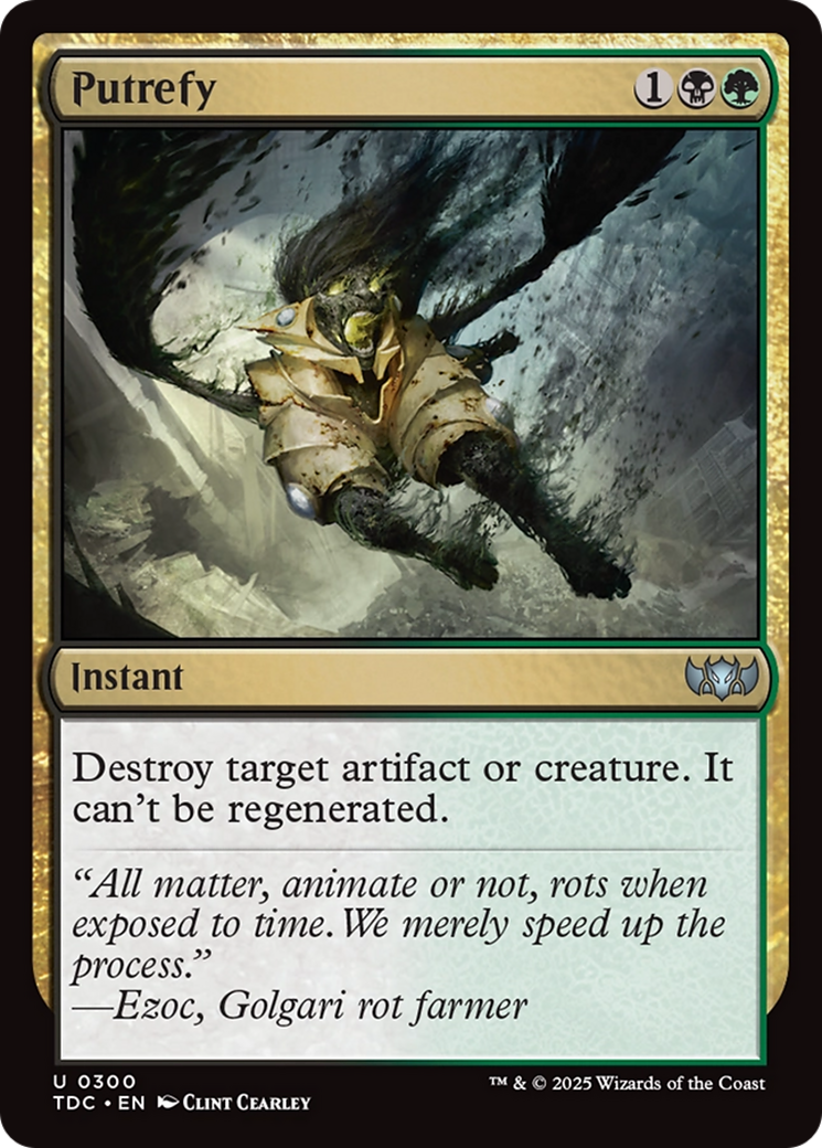 Putrefy [Tarkir: Dragonstorm Commander] | Exor Games New Glasgow