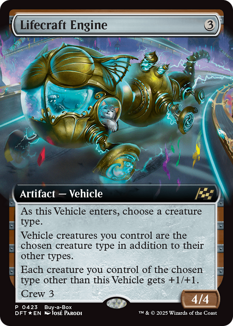 Lifecraft Engine (Extended Art) (Buy-A-Box) [Aetherdrift Promos] | Exor Games New Glasgow