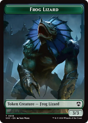 Food // Frog Lizard Double-Sided Token [Secrets of Strixhaven Commander Tokens] | Exor Games New Glasgow