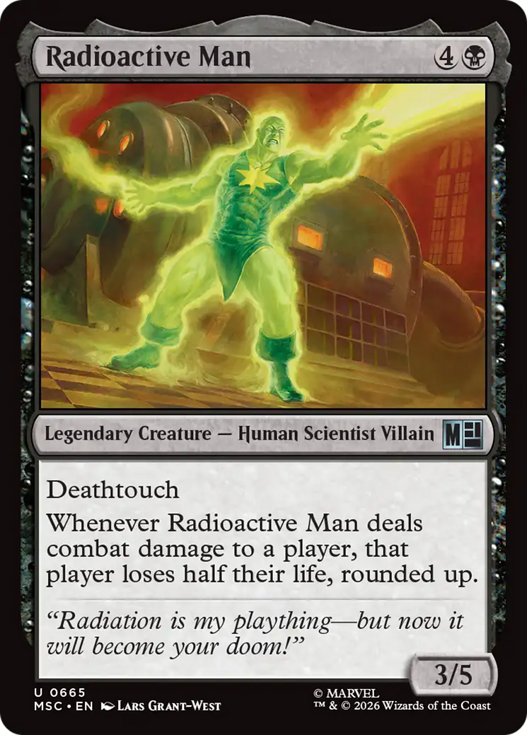 Radioactive Man [Marvel Super Heroes Commander] | Exor Games New Glasgow