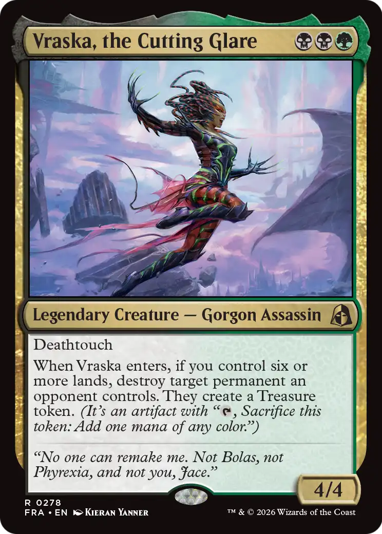 Vraska, the Cutting Glare [Reality Fracture] | Exor Games New Glasgow
