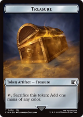 Clue // Treasure Double-Sided Token (Surge Foil) [FINAL FANTASY Commander Tokens] | Exor Games New Glasgow