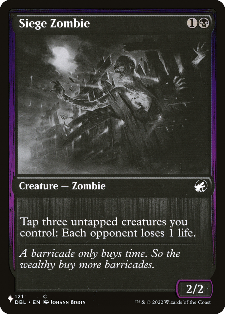 Siege Zombie [The List] | Exor Games New Glasgow