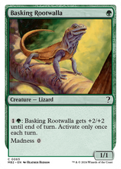 Basking Rootwalla (White Border) [Mystery Booster 2] | Exor Games New Glasgow