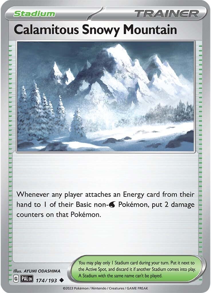 Calamitous Snowy Mountain (174/193) [Scarlet & Violet: Paldea Evolved] | Exor Games New Glasgow