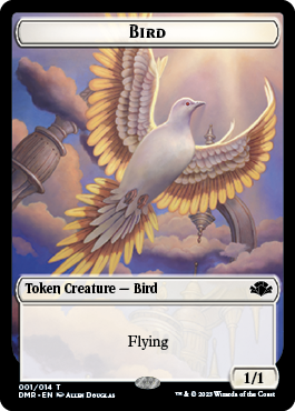 Goblin // Bird Double-Sided Token [Dominaria Remastered Tokens] | Exor Games New Glasgow