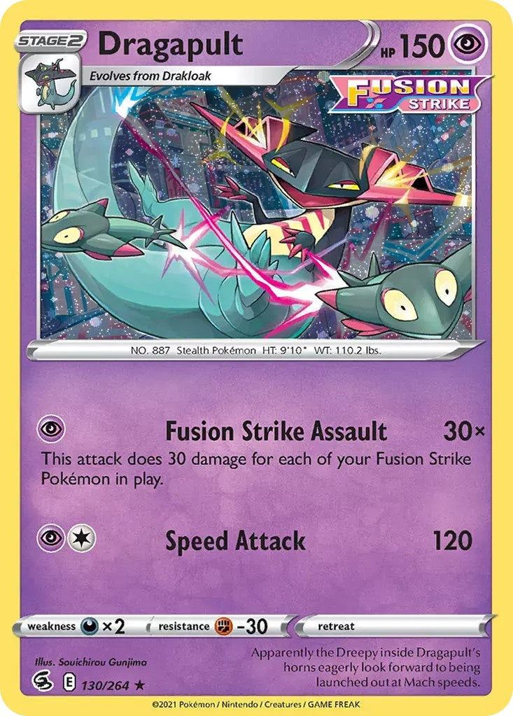 Dragapult (130/264) (Cosmos Holo) [Sword & Shield: Fusion Strike] | Exor Games New Glasgow