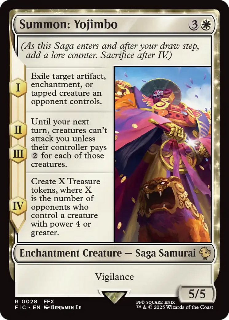 Summon: Yojimbo [FINAL FANTASY Commander] | Exor Games New Glasgow