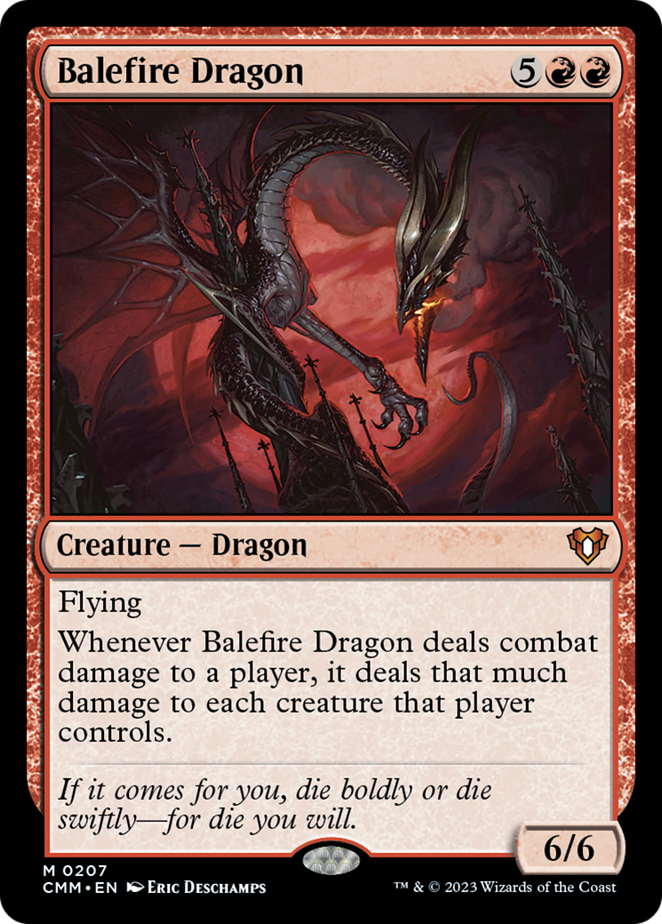 Balefire Dragon [Commander Masters] | Exor Games New Glasgow