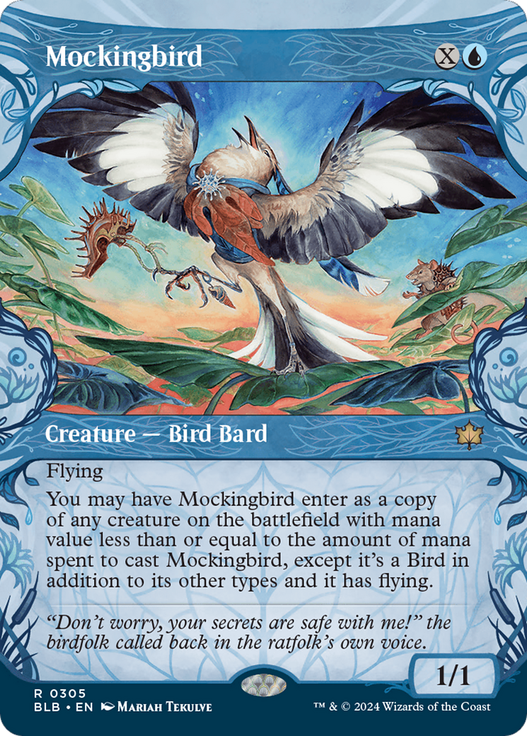 Mockingbird (Showcase) [Bloomburrow] | Exor Games New Glasgow