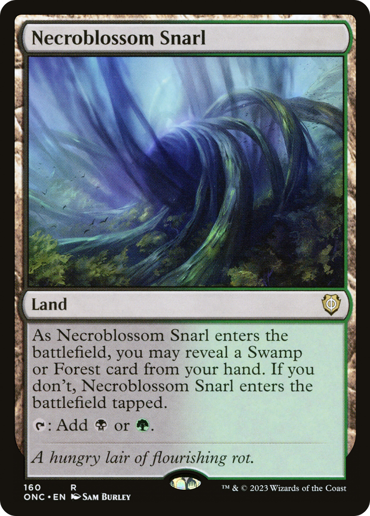 Necroblossom Snarl [Phyrexia: All Will Be One Commander] | Exor Games New Glasgow