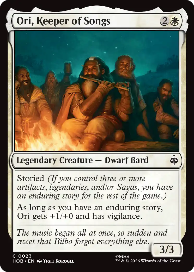 Ori, Keeper of Songs [The Hobbit] | Exor Games New Glasgow