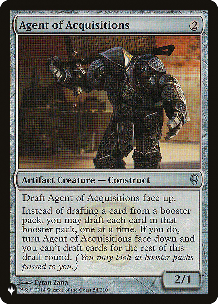 Agent of Acquisitions [The List Reprints] | Exor Games New Glasgow